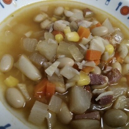 涼しくなってきたのでスープが食べたくなり作りました。美味しかったです(*^^*)
